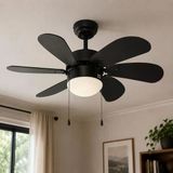 Vantı 30'' 30 W Sıyah Ahsap Tavan Vantılator