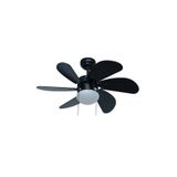 Vanti KCF279 5 Kanatlı Siyah Ahşap Dekoratif 60 W Tavan Vantilatörü