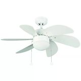 Vanti Kcf281 60W Beyaz Ahşap Desenli Aydınlatmalı Tavan Vantilatörü