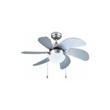 Vanti KCF282 60 W Silver 6 Kanatlı Avizeli Tavan Vantilatörü