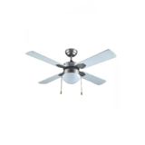 Vanti KCF283 60 W 4 Kanatlı Lambalı Avizeli İpli Dekoratif Tavan Vantilatör