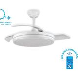 Vanti KCF307 30 W 42 inç Ahşap Beyaz Smart Ledli Modern Vantilatör
