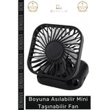#Vantilatör Boyuna Asılabilir Usb Şarjlı Sessiz Ergonomik Hands Free Hafif Modern Mini Taşınabilir El Fanı
