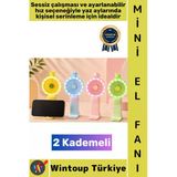 #Vantilatör Seyahat Tipi Kompakt Taşınabilir Hafif Sessiz Çalışma Ev Ofis Yaz Serinleme Telefon Dayama Özellikli Şık Işı