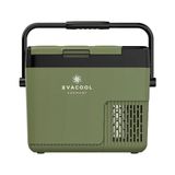 Vantobe Evacool HB20 Hybrid Lityum Akülü Taşınabilir Kompresörlü Buzdolabı 12/24/220V - Siyah Yeşil - Kamp, Karavan, Tekne ve Araç