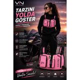 vantro Telefon Tutuculu Motorcu Göğüs Çantası toz pembe – Moto Vlog, Spor ve Video Çekimi İçin