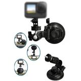 Vantuzlu Ayarlanabilir Kamera Tutucu Araç İçi Cam Konsol Montaj Aparatı | 360° Döner Mafsallı Güçlü Vakum Tabanlı Aksiyon Ve Mini Kamera Standı | Kmt-54