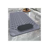 Vantuzlu Banyo Ve Duş Kaydırmazı Duşakabin Küvet İçi Ayak Masajlı Banyo Paspası 36x69,5 Cm Gri 36 x 68
