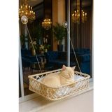 Vantuzlu Hamak Kedi ve Köpek Için, El Işçiliği ile Üretilmiştir - 100 x 100 x 10 cm