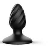 Vantuzlu Spiral Tasarım Silikon Anal Plug Butt Plug Anal Tıkaç Gizli Paket