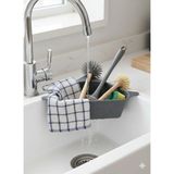 Vantuzlu Üçgen Lavabo Süzgeci Mutfak Evye Köşe Süzgeci