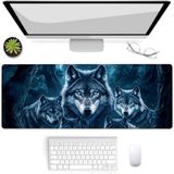 VANZEV Oyun Mouse Pad, Kurt Mouse Pad, Masa Mat, Kaymaz Kauçuk Tabanlı Bilgisayarlar için Fare Altlıkları Dizüstü Bilgisayar Ofis Okul Ev Aksesuarları Dekor 80 cm x 30 cm