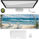 VANZEV Oyun Mouse Pad, Plaj Mouse Pad, Masa Mat, Kaymaz Kauçuk Tabanlı Fare Altlıkları Bilgisayarlar için Dizüstü Bilgisayar Ofis Okul Ev Aksesuarları Dekor 80 cm x 30 cm