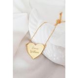 Vaoov 925 Ayar Gümüş Kişiye Özel İsimli Kalp Kadın Kolye