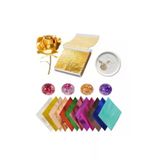 Varak Kaplama Yaprak Metalik Folyo 9x9cm 10lu 24 Lilac R5799F- 24