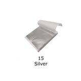 Varak Kaplama Yaprak Metalik Folyo 9x9cm 10lu Paket 15 Silver R5799F-15