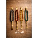 Varalli Gold Renk 2 Cm Dekoratif Tesbih ve Kolye Askısı Siyah Küçük Boy Fincan Askısı ( 4 Adet )