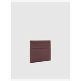 Varanasi Hakiki Floter Deri Unisex Bordo Kartlık
