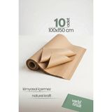VarBiFırsat 10 Adet 100X150 cm Kraft Ambalaj Kağıdı | Paketleme, Çeyiz, Hediye ve Koli Paketleme