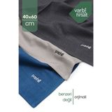 Varbifırsat Paphill 3'lü Mikrofiber Temizlik Bezi, Cam, Araba Silme Bezi, Mutfak, Fiber Temizleme Bezi 40x60 Cm