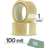 VarBiFırsat Şeffaf Koli Bandı 45 mm x 100 Metre Bant
