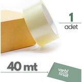 VarBiFırsat Şeffaf Koli Bandı 45 mm x 40 Metre Bant