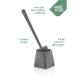 Varbifırsat Silikon Uçlu Tuvalet Fırçası Seti - Tuvalet Ve Klozet Temizleme Fırçası - Kare