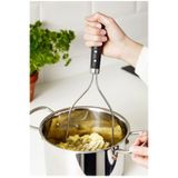 Vardagen Patates Ezici Paslanmaz Celik 30 Cm Siyah