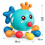 VARDEM 10 in 1 Diş Kaşıyıcılı Ahtapot, Çok Fonksiyonlu Kavrama ve Duyusal Bebek Oyuncağı BIB-6033