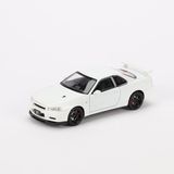 Vardem 1:24 Ölçek Sesli Işıklı 4 Kapısı Kaput ve Bagajı Açılan Stantlı Model Araç Gtr Beyaz