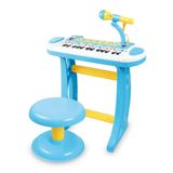 Vardem 24 Tuşlu Mini Piyano Mp3 Ve Mikrofonlu Bao-3132C Mavi