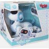 Vardem Akıllı Robot Köpek Uzaktan Kumandalı Sesli Işıklı ve Hareketli Eğitici Oyuncak - Mavi