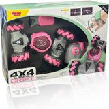 Vardem Bilekten Kontrol Uzaktan Kumandalı Full Fonksiyon Şarjlı Drift Araba - Pembe