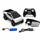 VARDEM Bilekten ve Uzaktan Kumandalı Full Fonksiyon 2.4G Şarjlı 1:28 TSL Araba, 360° Manevra Özellikli Siber Manevra RC Oyuncak Araç, USB Şarj Kablolu - VRD10685 (Gri)