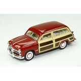 Vardem Die-Cast Çek Bırak Arabalar '49 Ford Woody Wagon Kırmızı - Renkli
