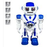 Vardem Işıklı ve Müzikli Disk Atan Uzay Savaşçısı Pilli Robot - Mavi