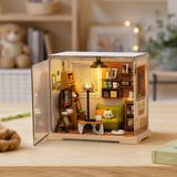 VARDEM Kendin Yap Işıklı Minyatür Çocuk Odası Seti 102 Parça, DIY Oyuncak Oda Maketi, Yaratıcı Hobi ve El Becerisi Oyuncağı, 8+ Yaş Çocuklar İçin Eğitici Aktivite Seti EP605