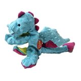 Vardem Koş Getir Sesli Peluş Dinozor Köpek Oyuncağı 28 cm Turkuaz