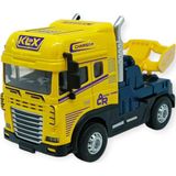 Vardem Metal Tır 1:24 - Sesli Işıklı Tır 13 cm - Sarı