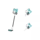 Vardem Monsterçocuk - Çekme Özellikli Pilli Sesli Oyuncak Süpürge 75Cm Dikey Elektrik Süpürgesi Dyson Model (3 In1) Mavi