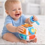Vardem Monsterçocuk Eğitici ve Eğlendirici Çok Amaçlı Aktivite Oyuncağı – Ince Motor Kas Gelişimi +12 Ay (14X14X15 Cm)
