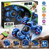 Vardem Oyuncak 4x4 Climbing Drift Kumandalı Araba – 360° Dönebilen Tırmanan Off Road Stunt Car (Işıklı, 2.4ghz, 6+ Yaş) - Mavi
