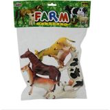 Vardem Oyuncak 6 Parça 8 Inch Hayvan Seti - Çiftlik Hayvanları