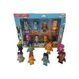 Vardem Oyuncak Bluey ve Ailesi 8 Pk Şekil Seti Bluey Bingo Bandit Baba + Chilli Anne ve Hayvanlar - bluey 8 li