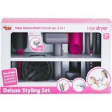 Vardem Oyuncak HUA-1019 Sesli ve Işıklı 2 in 1 Lüks Saç Şekillendirici Set