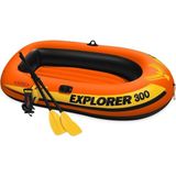 Vardem Oyuncak IB58332 Explorer Şişme Bot 300 186KG -Intex - Kahverengi