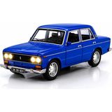 Vardem Oyuncak Klasik Mavi Metal Model Araba 18 cm – Sesli, Işıklı, Açılabilir Kapılı Koleksiyon Aracı
