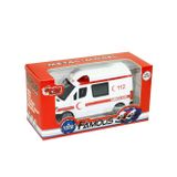 Vardem Oyuncak Kutulu Işıklı ve Sesli Çek Bırak Metal Ambulans - Standart Standart