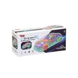 Vardem Oyuncak LZH-M66107 Müzikli ve Işıklı Şeffaf 20 cm Oyuncak Araba
