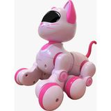 Vardem Oyuncak Monsterçocuk - Uzaktan Kumandalı Şarjlı Akıllı Kedi Interaktif Eğitici ve Eğlendirici Robot Oyuncak Kumandalı - Pembe